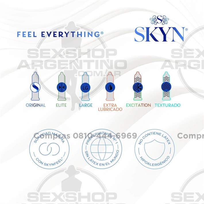 Preservativos Skyn Texturados